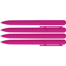 uma® RECYCLED PET PEN CHANGE GUM Drehkugelschreiber, magenta