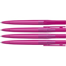 uma® RECYCLED PET PEN switch transparent Drehkugelschreiber, magenta