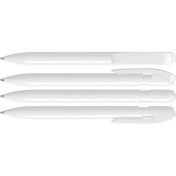 uma® SKY Druckkugelschreiber, weiss