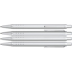 uma® SLIMLINE Druckkugelschreiber, silber