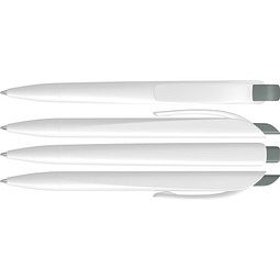 uma® STREAM Druckkugelschreiber, grau