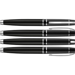 uma® VIP F Füllfederhalter, schwarz