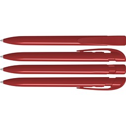 uma® YES antibacterial Druckkugelschreiber, rot