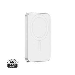 Urban Vitamin Richmond 5000mAh Powerbank aus RCS Plastik/Alu, silber