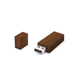 USB Stick Holz Bar 32 GB, walnuss
