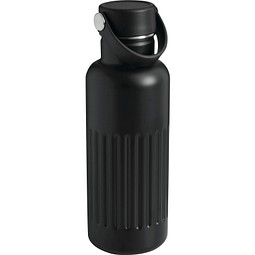 Vakuum-Isolierflasche WAVE TRAIL,schwarz