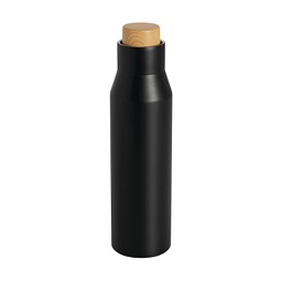 Vakuum-Trinkflasche DRINK NOBLY,schwarz