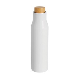 Vakuum-Trinkflasche DRINK NOBLY,weiß