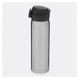 Vakuum-Trinkflasche OOLONG,silber
