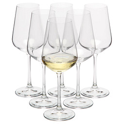 Vanilla Season® MORETON 6er Set 6er Set Bohemia Crystal Weißweingläser