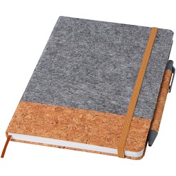 Veronica A5 Hardcover Notizbuch, grau