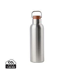 VINGA Ciro RCS recycelte Vakuumflasche 800ml, silber