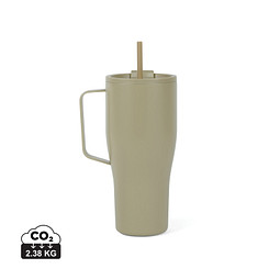 VINGA Eos Voyager 800ml Flasche aus RCS rec. Stainless-Steel, grün, grün