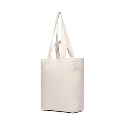 VINGA Hilo AWARE™ Tasche mit Reißverschluss aus rec. Canvas, off white