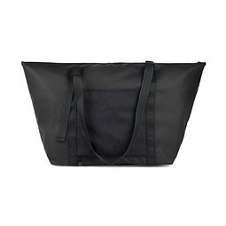 VINGA Livorno Wochenendtasche aus GRS recyceltem Polyester, schwarz