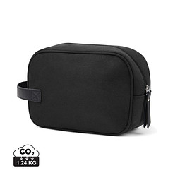VINGA Marlow Kosmetiktasche aus RCS recyceltem Polyester, schwarz