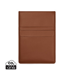 VINGA Timo 14 Zoll Laptop-Sleeve aus RCS recyceltem rPET, braun