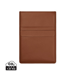 VINGA Timo 16 Zoll Laptop-Sleeve aus RCS recyceltem rPET, braun