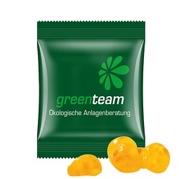 Trolli Vitamin Fruchtgummi Minitüte, inkl. Druck, kompostierbare Folie, weiß