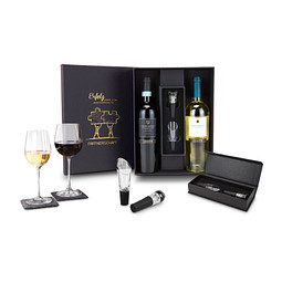 ROMINOX® Wein-Partnerschaft, schwarz,gold