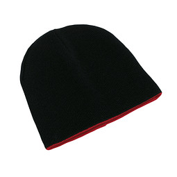 Wendemütze NORDIC,rot, schwarz