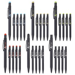 Werbe-Sparset LANCE® Metall-Touchkugelschreiber inkl. farbiger Glanzgravur, 300-tlg, bunt