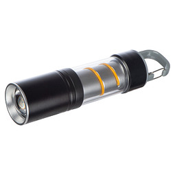 Wiederaufladbare Taschenlampe Tulsa,schwarz
