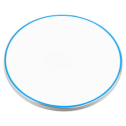 Wireless Charger 10 Watt mit Aluminiumschale, weiß