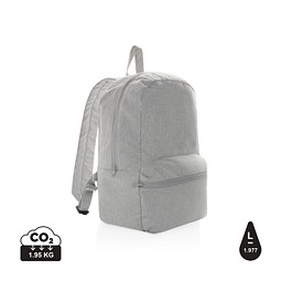 XD COLLECTION Impact Aware™ 285g/m² rCanvas-Rucksack, ungefärbt, grau