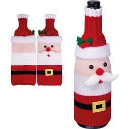 Xmas Weinflaschencover Antarctic,rot