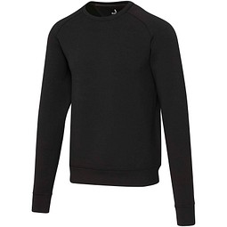 Yukon Sportpullover mit Rundhalsausschnitt und Interlock Strick Unisex, schwarz, XL