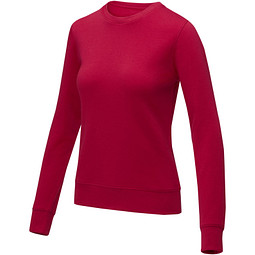 Zenon Sweater mit Rundhalsausschnitt für Damen, rot, XS