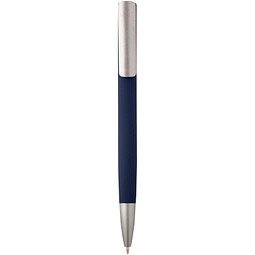 Ziguur Kugelschreiber aus recyceltem Aluminium (schwarze Mine), navy