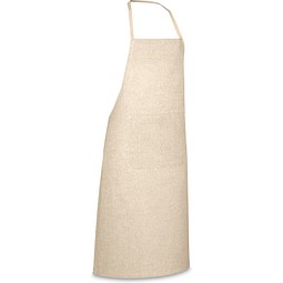 ZIMBRO. Schürze mit recycelter Baumwolle (140 g/m²), Natur