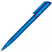 Drehkugelschreiber Promo Frozen, blaue Mine, blau-transparent