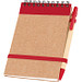 Notizringbuch Recycle, Natur/Rot