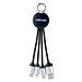 reeves® 3-in-1 Ladekabel mit Beleuchtung Puhalani, blau