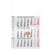 Geiger-Notes 3-Monats-Wandkalender Recycling 2026 green+blue
