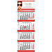 geiger notes 4-Monats-Block-Wandkalender Blick, 2021, weiß geiger notes 4-Monats-Block-Wandkalender Blick, 2021, weiß