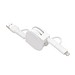 6-in-1 Ladekabel REEVES-SNAKE II, weiß