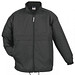 B&C Collection Unisex Windbreaker Jacke, schwarz, M
