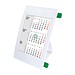 2-Jahres-Tischkalender 2026/2027, weiß/grün