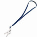 Schlüsselband,10 mm, inkl. Druck, dunkelblau