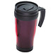 Thermobecher Hot  Cold, 400 ml, rot/transparent