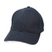6-Panel-Sandwich-Cap, navy/weiß
