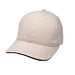 6-Panel-Sandwich-Cap, stone/navy