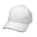 6-Panel-Sandwich-Cap, weiß/navy