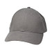 6-Panel-Cap Brushed Heavy, dunkelgrau