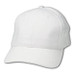 6-Panel-Cap Brushed Heavy, weiß