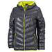 JAMES & NICHOLSON Damen Daunenjacke, grau/gelb, XL
